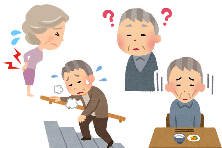 多発性骨髄腫の症状イメージイラスト